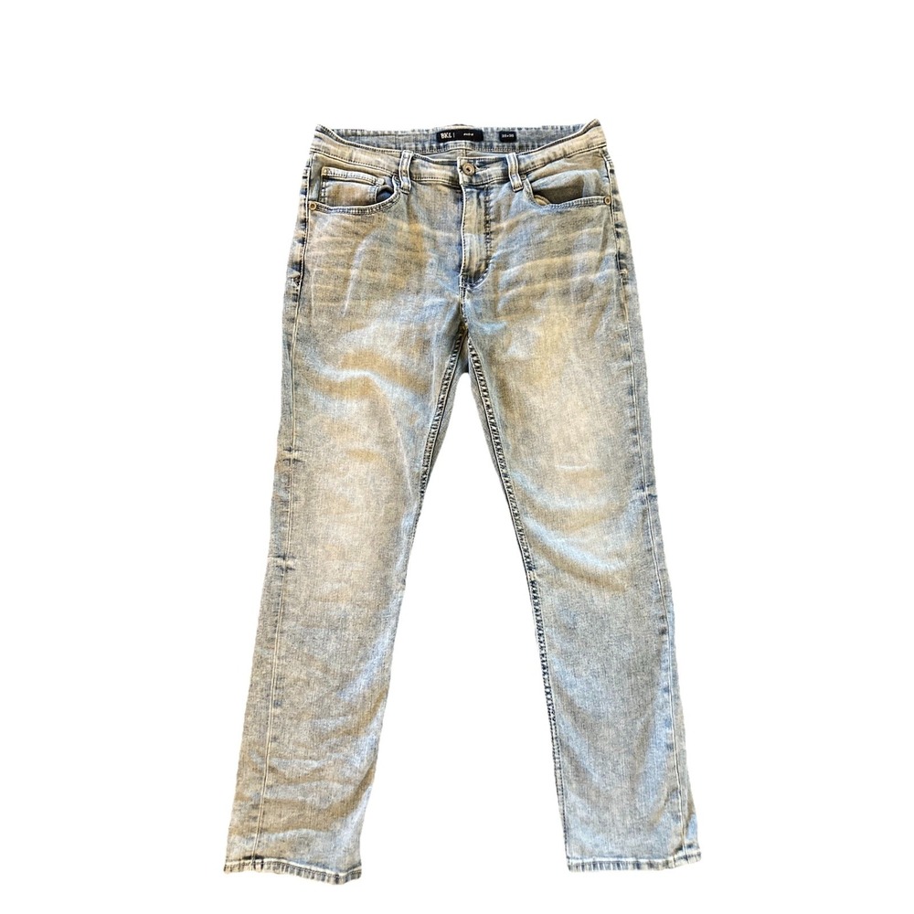 BKE Mason Straight Leg Jeans Mens 33x30 Blue Stretch Coolmax Western